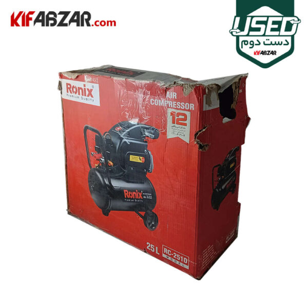 کمپرسور باد 25 لیتری رونیکس مدل RC-2510 دست دوم - Image 5