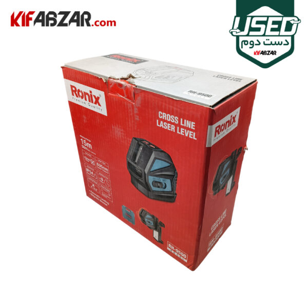جعبه کارتنی تراز لیزری 2 بعدی 180 درجه در حد نو رونیکس مدل RH-9500
