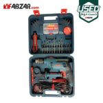 متعلقات کیت 33 پارچه دریل چکشی 750 وات رونیکس مدل RS-0008 دست دوم