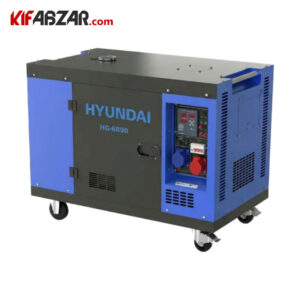 موتور برق 9000 وات سه فاز دیزلی هیوندای مدل HG-6890
