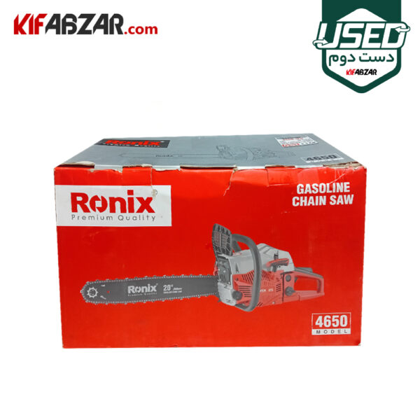 قیمت اره زنجیری بنزینی 2300 وات رونیکس مدل 4650 دست دوم