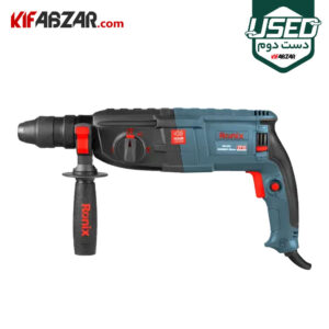 کیف ابزار 1 دریل بتن کن سه کاره 850 وات رونیکس مدل 2713 دست دوم