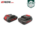 باتری و شارژر سنباده لرزان شارژی 20 ولت رونیکس مدل 8624 دست دوم