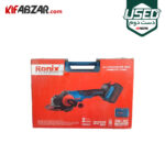 بسته بندی مینی فرز شارژی براشلس 40 ولت رونیکس مدل 8901-40V دست دوم