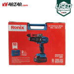 فروش دریل پیچ گوشتی چکشی شارژی 40 ولت رونیکس مدل 8905-40V دست دوم