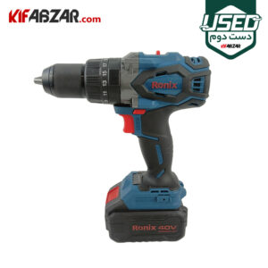 فروش دریل پیچ گوشتی چکشی شارژی 40 ولت رونیکس مدل 8905-40V دست دوم 4