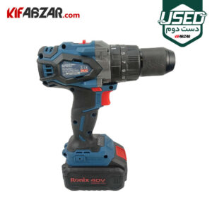 قیمت دریل پیچ گوشتی چکشی شارژی 40 ولت رونیکس مدل 8905-40V دست دوم
