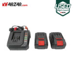 باتری و شارژر دریل پیچ گوشتی چکشی شارژی 40 ولت رونیکس مدل 8905-40V دست دوم