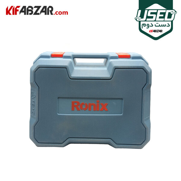 جعبه BMC دریل پیچ گوشتی چکشی شارژی 40 ولت رونیکس مدل 8905-40V دست دوم