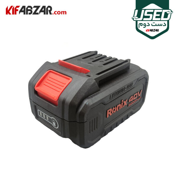 دریل پیچ گوشتی چکشی شارژی 40 ولت رونیکس مدل 8905-40V دست دوم - Image 6