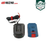 باتری و شارژر کارواش شارژی 24.5 بار 20 ولت رونیکس مدل 8930 دست دوم