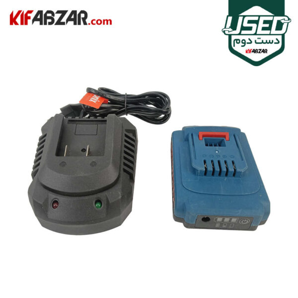 باتری و شارژر کارواش شارژی 24.5 بار 20 ولت رونیکس مدل 8930 دست دوم