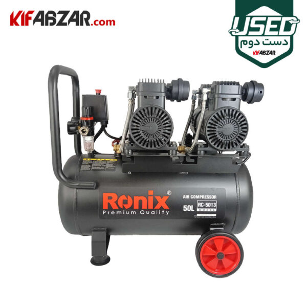 خرید کمپرسور باد 50 لیتری سایلنت رونیکس مدل RC-5013 دست دوم