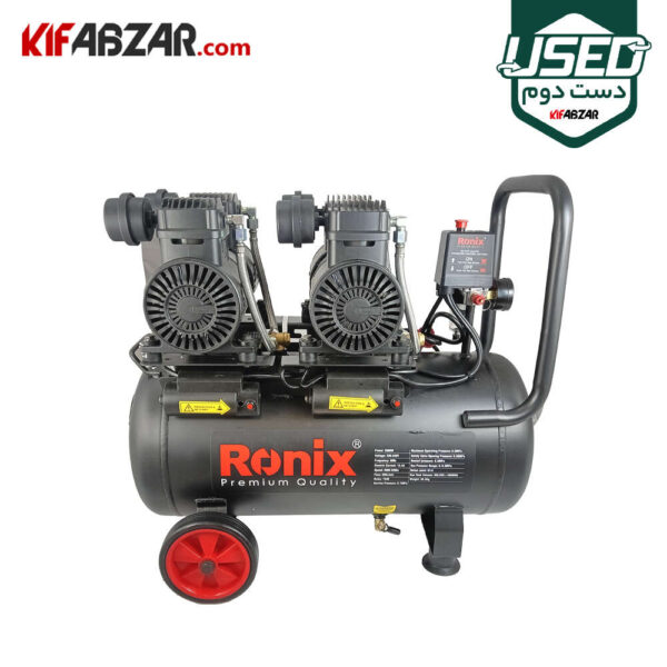 قیمت کمپرسور باد 50 لیتری سایلنت رونیکس مدل RC-5013 دست دوم
