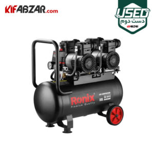 کمپرسور باد 50 لیتری سایلنت رونیکس مدل RC-5013 دست دوم