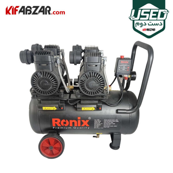 قیمت کمپرسور باد 50 لیتری سایلنت رونیکس مدل RC-5013 دست دوم