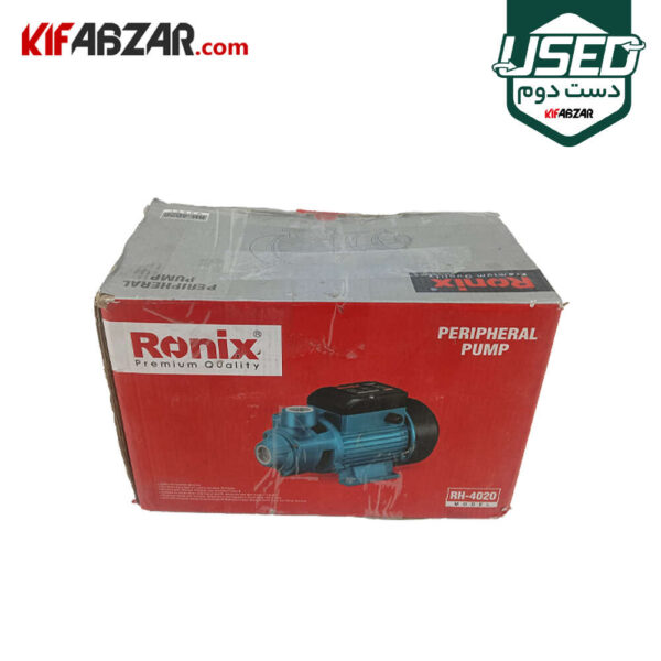 جعبه کارتنی پمپ آب محیطی 0.5 اسب رونیکس مدل RH-4020 دست دوم