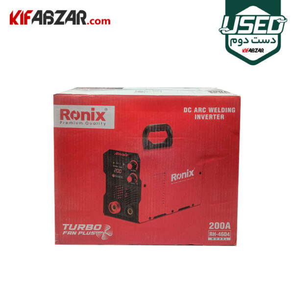 جعبه کارتنی اینورتر جوشکاری 200 آمپر رونیکس مدل RH-4604 دست دوم