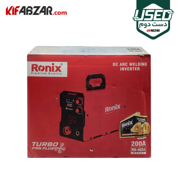 جعبه کارتنی اینورتر جوشکاری 200 آمپر رونیکس مدل RH-4604 دست دوم