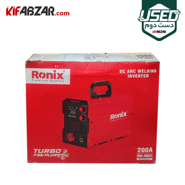 جعبه کارتنی اینورتر جوشکاری 200 آمپر رونیکس مدل RH-4604 دست دوم