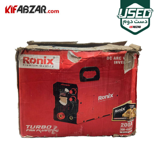 جعبه کارتنی اینورتر جوشکاری 200 آمپر رونیکس مدل RH-4604 دست دوم