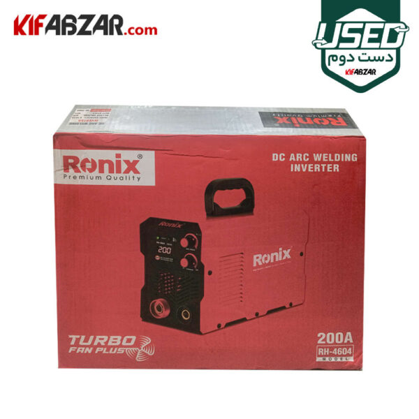 جعبه کارتنی اینورتر جوشکاری 200 آمپر رونیکس مدل RH-4604 دست دوم