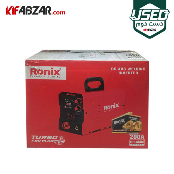 جعبه کارتنی اینورتر جوشکاری 200 آمپر رونیکس مدل RH-4604 دست دوم
