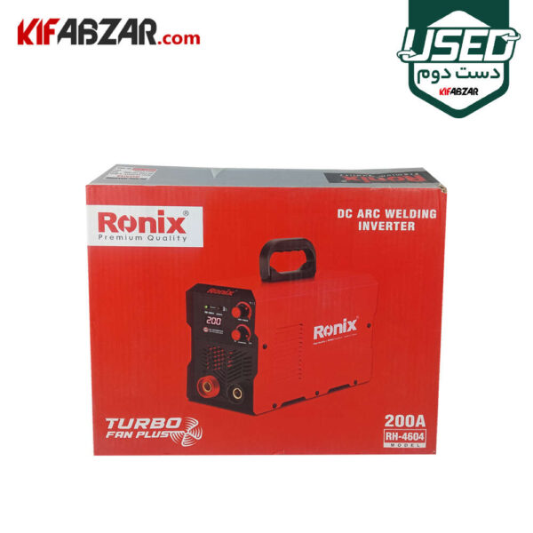 جعبه کارتنی اینورتر جوشکاری 200 آمپر رونیکس مدل RH-4604 دست دوم
