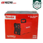 جعبه کارتنی اینورتر جوشکاری 200 آمپر رونیکس مدل RH-4604 دست دوم