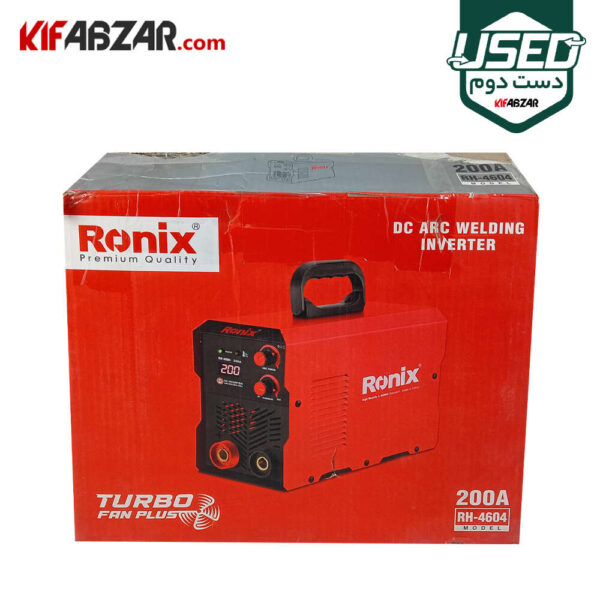 جعبه کارتنی اینورتر جوشکاری 200 آمپر رونیکس مدل RH-4604 دست دوم