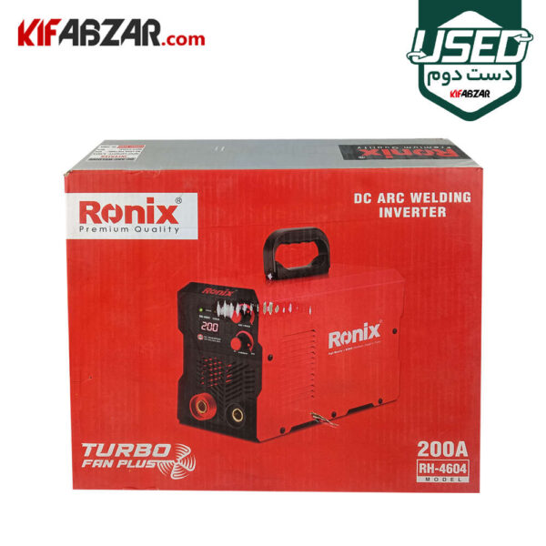 جعبه کارتنی اینورتر جوشکاری 200 آمپر رونیکس مدل RH-4604 دست دوم