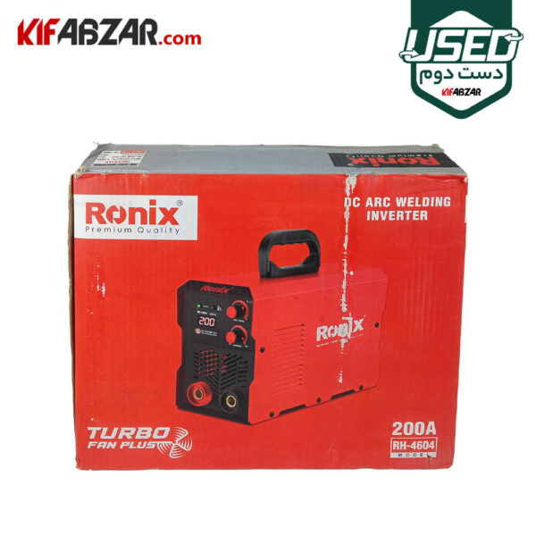 جعبه کارتنی اینورتر جوشکاری 200 آمپر رونیکس مدل RH-4604 دست دوم