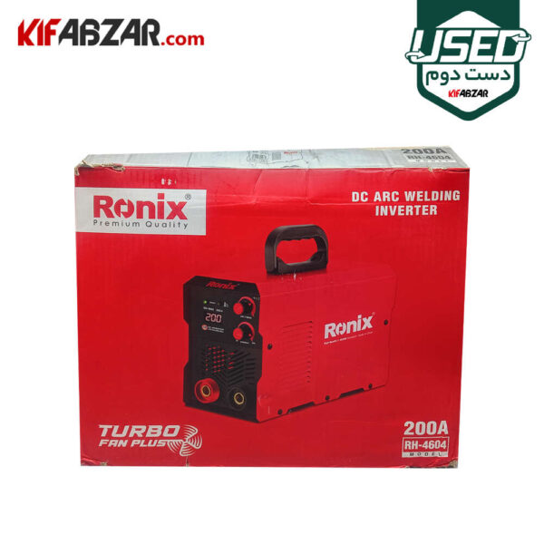 جعبه کارتنی اینورتر جوشکاری 200 آمپر رونیکس مدل RH-4604 دست دوم