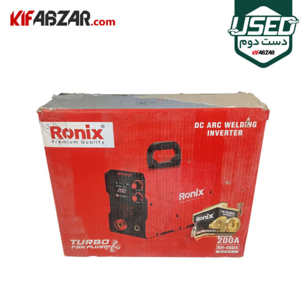 جعبه کارتنی اینورتر جوشکاری 200 آمپر رونیکس مدل RH-4604 دست دوم