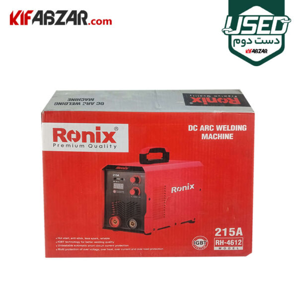 جعبه کارتنی اینورتر جوشکاری 215 آمپر رونیکس مدل RH-4612 دست دوم