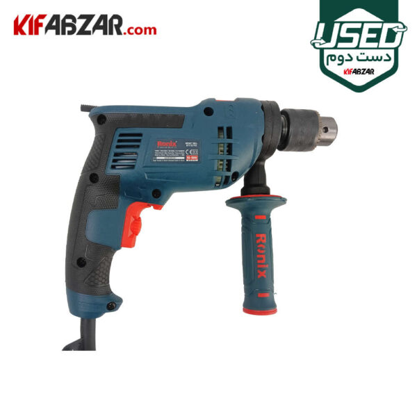 خرید کیت 52 پارچه دریل چکشی 750 وات رونیکس مدل RS-0006 دست دوم