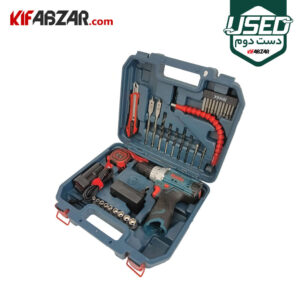 خرید کیت 35 پارچه دریل پیچ گوشتی شارژی 12 ولت رونیکس مدل RS-8611 دست دوم
