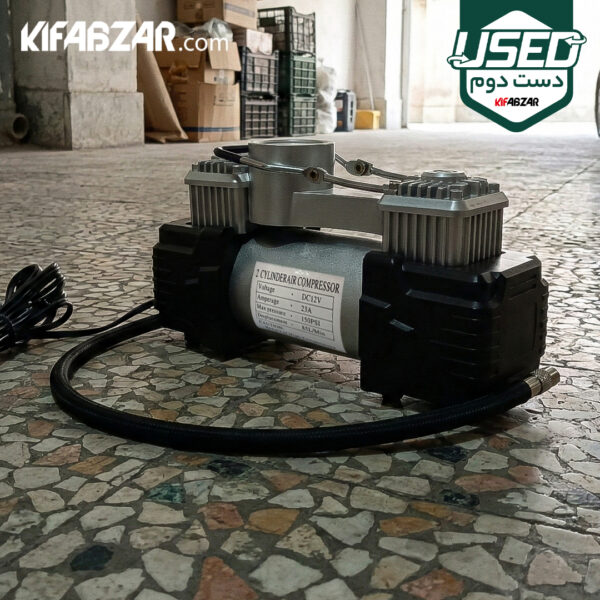 قیمت کیت 15 پارچه کمپرسور باد فندکی رویال مدل ROY-250 دست دوم