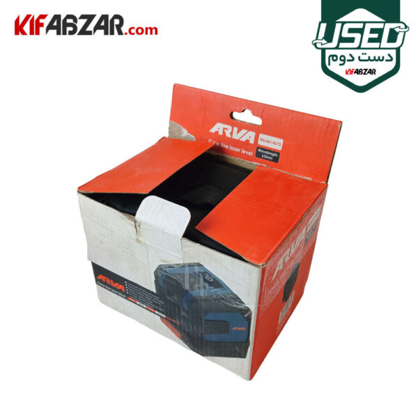 جعبه کارتنی تراز لیزری 2 بعدی 180 درجه آروا مدل 4675 دست دوم
