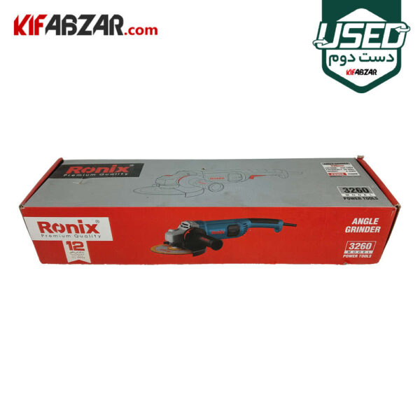 جعبه کارتنی فرز سنگبری 2200 وات رونیکس مدل 3260 دست دوم