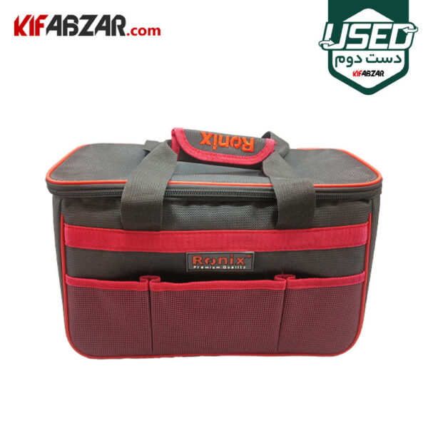 کیف برزنتی مینی فرز شارژی براشلس 20 ولت رونیکس مدل 8901 دست دوم