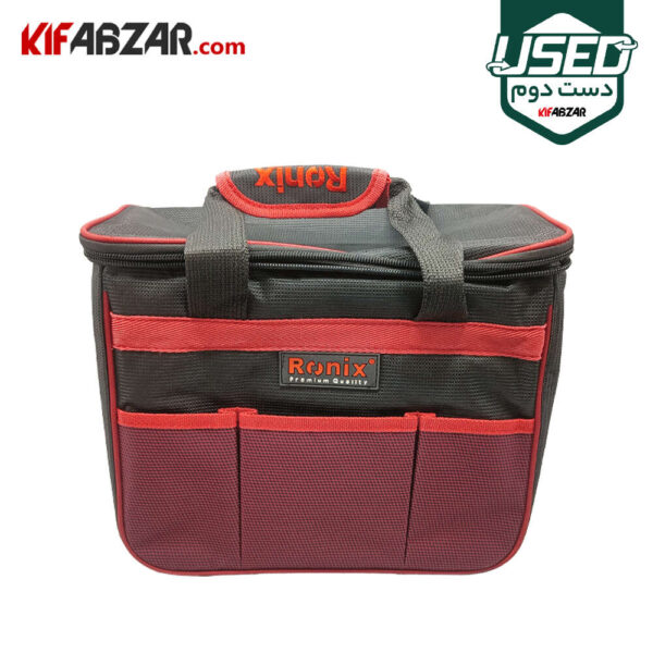 کیف برزنتی پیچ گوشتی شارژی براشلس 20 ولت رونیکس مدل 8906 دسته دوم
