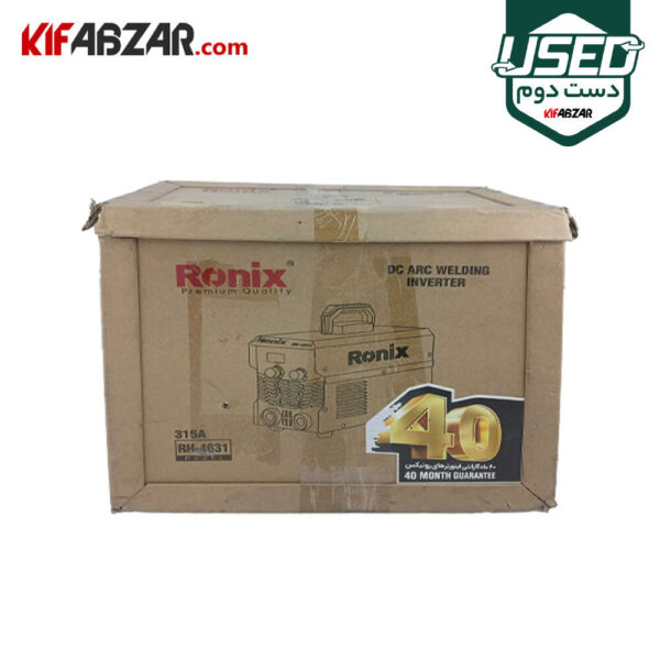 جعبه کارتنی اینورتر جوشکاری 315 آمپر رونیکس مدل RH-4631 دست دوم