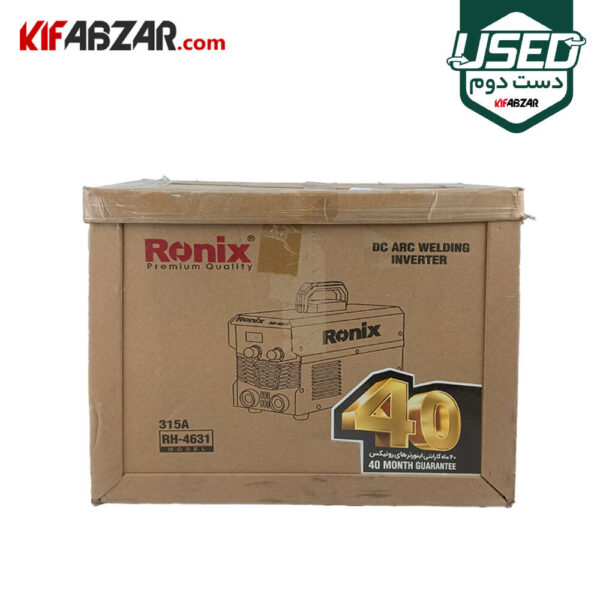 جعبه کارتنی اینورتر جوشکاری 315 آمپر رونیکس مدل RH-4631 دست دوم