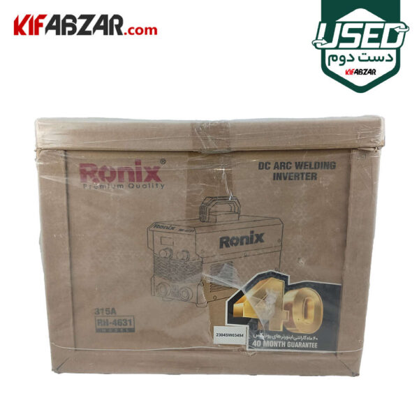 جعبه کارتنی اینورتر جوشکاری 315 آمپر رونیکس مدل RH-4631 دست دوم
