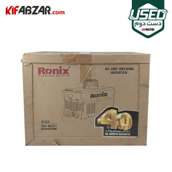 جعبه کارتنی اینورتر جوشکاری 315 آمپر رونیکس مدل RH-4631 دست دوم