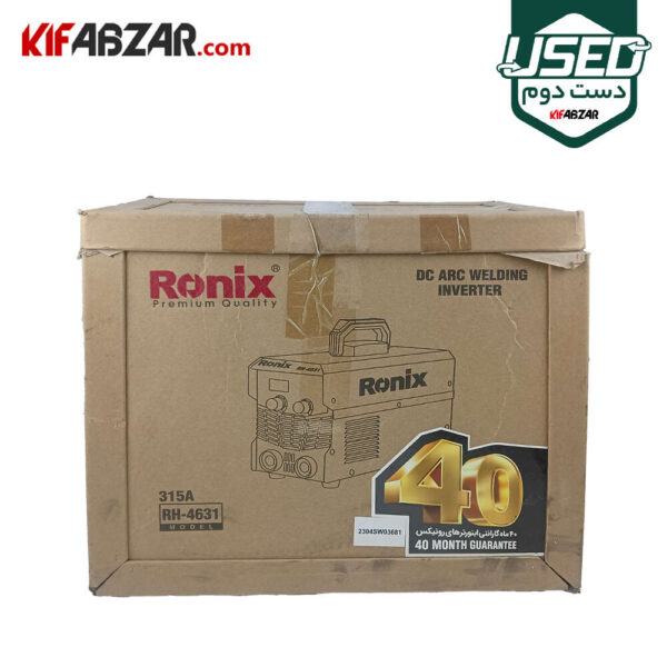 جعبه کارتنی اینورتر جوشکاری 315 آمپر رونیکس مدل RH-4631 دست دوم