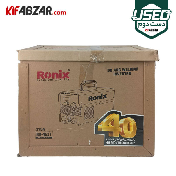 جعبه کارتنی اینورتر جوشکاری 315 آمپر رونیکس مدل RH-4631 دست دوم