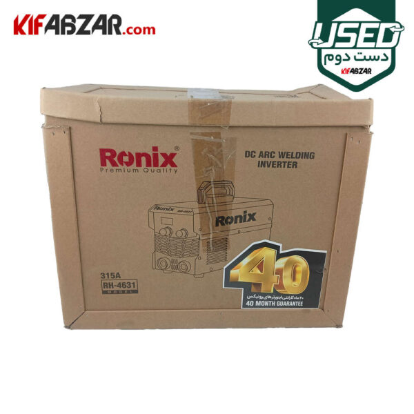 جعبه کارتنی اینورتر جوشکاری 315 آمپر رونیکس مدل RH-4631 دست دوم