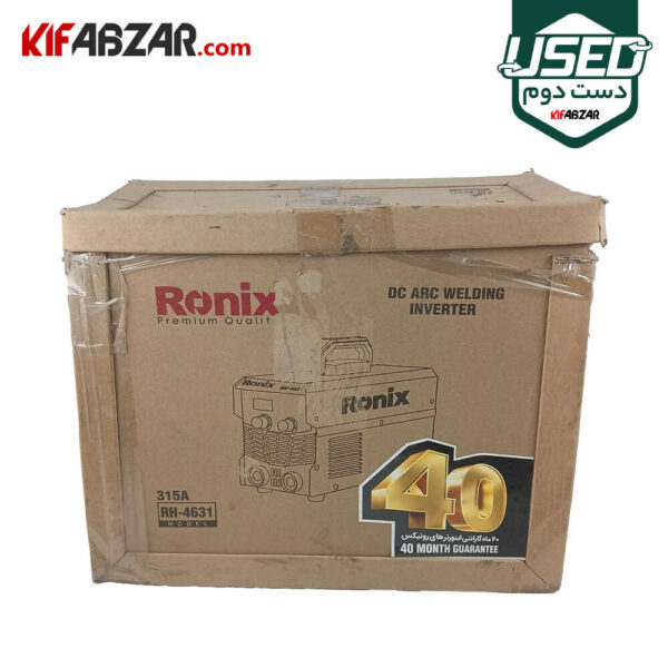 جعبه کارتنی اینورتر جوشکاری 315 آمپر رونیکس مدل RH-4631 دست دوم